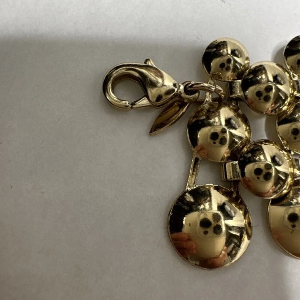 Vintage Necklace Choker 80's Style Collar SHB‎ Gold Tone Adjust 18